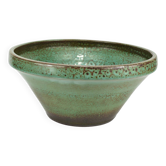 green enameled basin