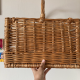 Vintage wicker basket