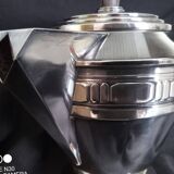 Art Deco silver-plated coffee and tea service, stamped.