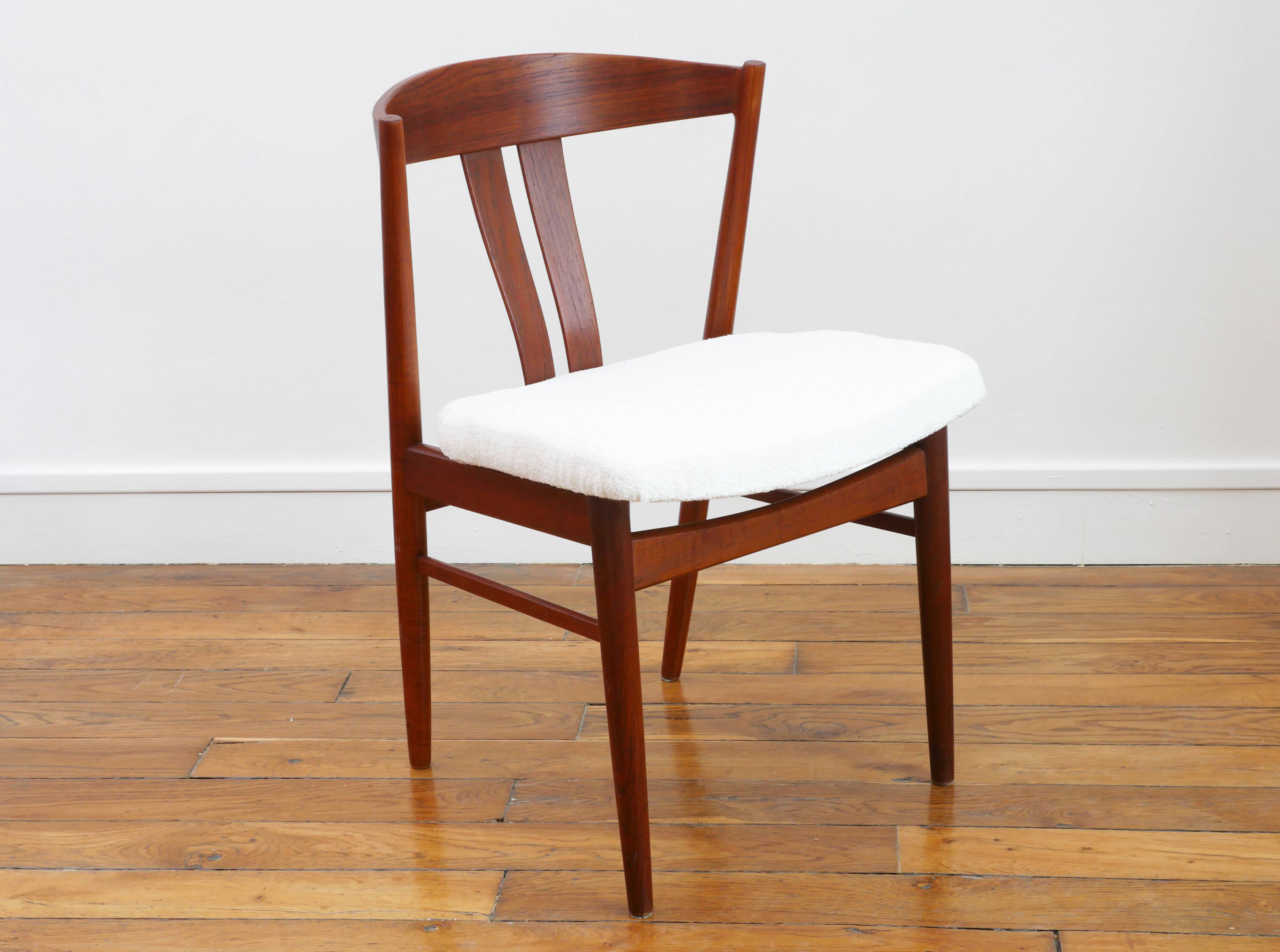 Teak chair – Carl Ewent Ekstrom – Restored