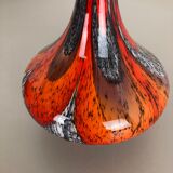 Extra Large Vintage Pop Art Opaline Florence Vase Design 1970s, Italy