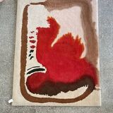 Tapis en laine tufté main Tisca Forster – France des années 1980