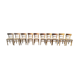 lot de 10 chaises de