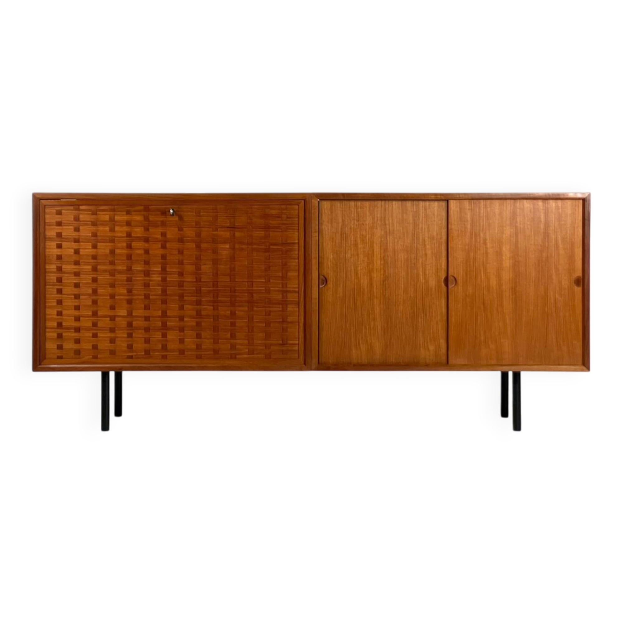 Mid-century teak sideboard Cadovius Danish 60s vintage teak wood