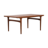 Table à manger extensible en teck par Johannes Andersen pour Uldum Møbelfabrik, Danemark, années 1960