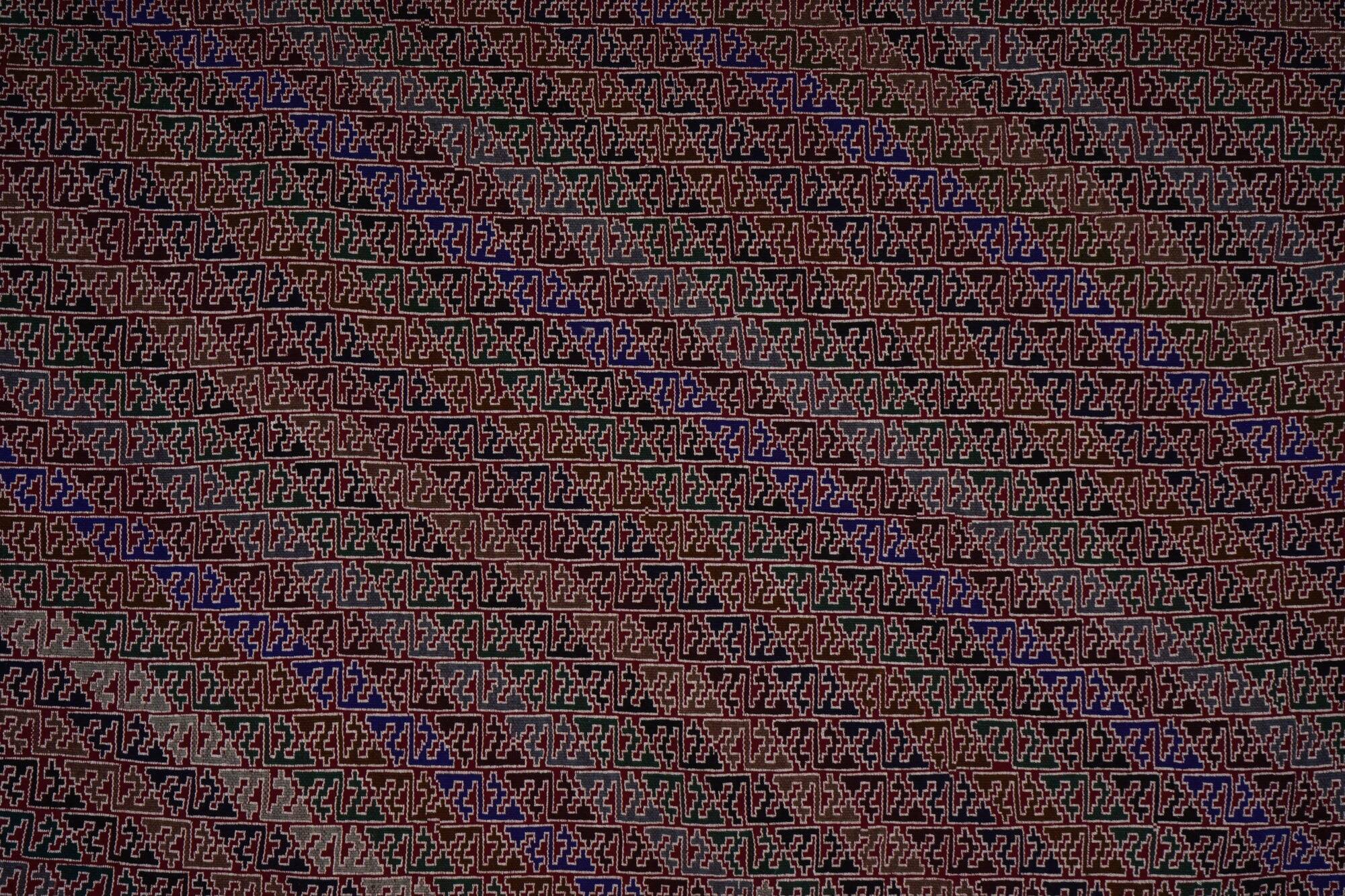 Vintage Turkish kilim, handwoven, 166x240 cm.