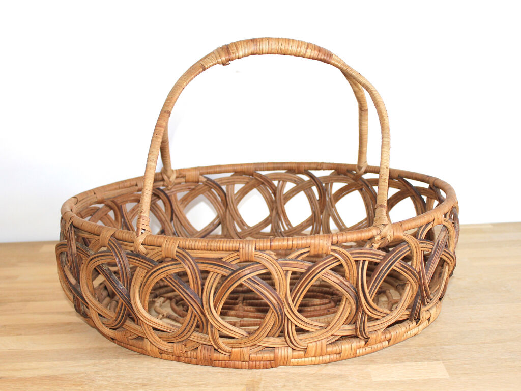 Old wicker basket