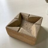 Square stone ashtray