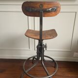 Atelier chair bienaise metal and wood