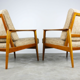 Antimott chairs - beige couch - brown by Wilhelm Knoll 1950s