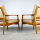 Antimott chairs - beige couch - brown by Wilhelm Knoll 1950s