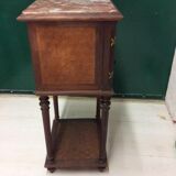 Wooden bedside table