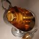 Sugar and sugar shovel in golden silver metal