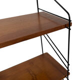 Vintage teak wood wall shelf wall rack