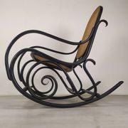 Rocking-chair curved wood