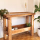 Solid oak workbench early XX th