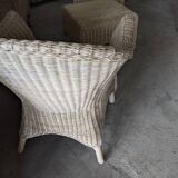 Vintage rattan lounge