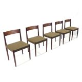 Ensemble de 5 chaises vintage