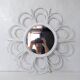 Miroir soleil en rotin vintage