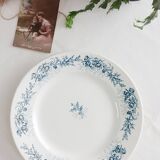 Round iron earth dish Longwy Cyrano