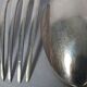 12 spoons & 11 forks Cailar Bayard (Christofle) silver-plated metal D178