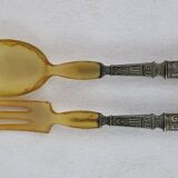 Art Deco salad servers