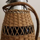 Vintage rattan thermos