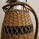 Thermos en rotin vintage