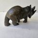 Paperweight Sculpture Zoomorphic Statuette in Stone Rhinoceros