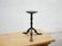 Vintage wrought iron brutalist candle holder