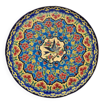 Large decorative dish - emaux de longwy