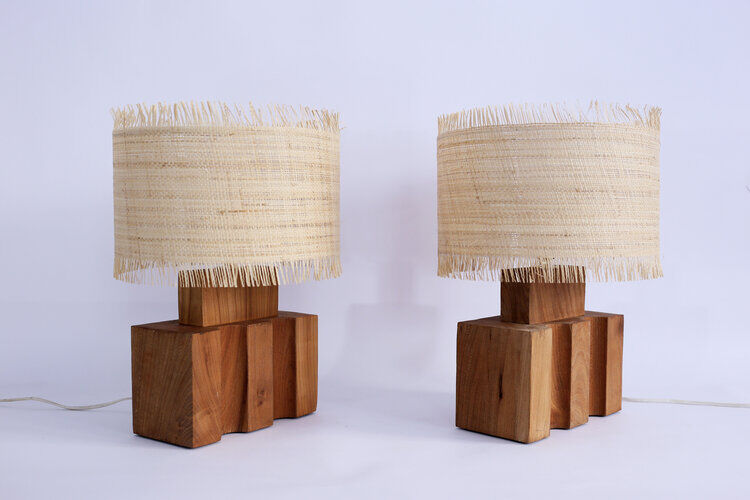 Pair of lamps editions Maison Regain, 1970