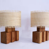 Pair of lamps editions Maison Regain, 1970
