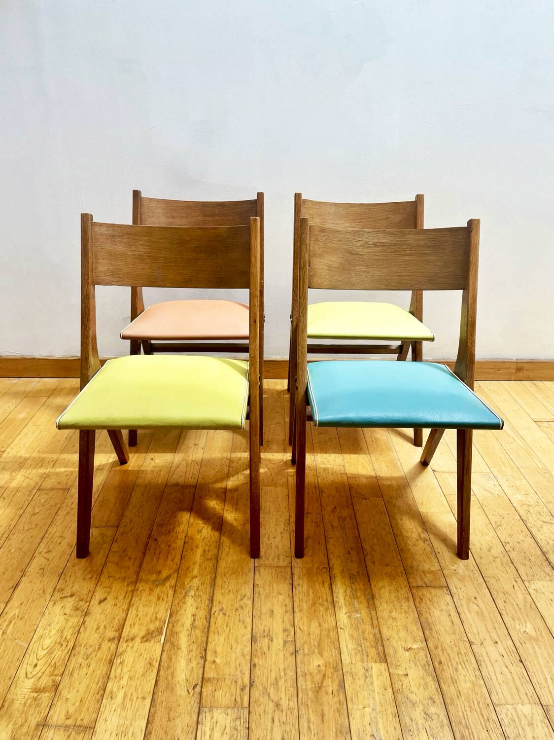 Set of 4 chairs by René-Jean Caillette