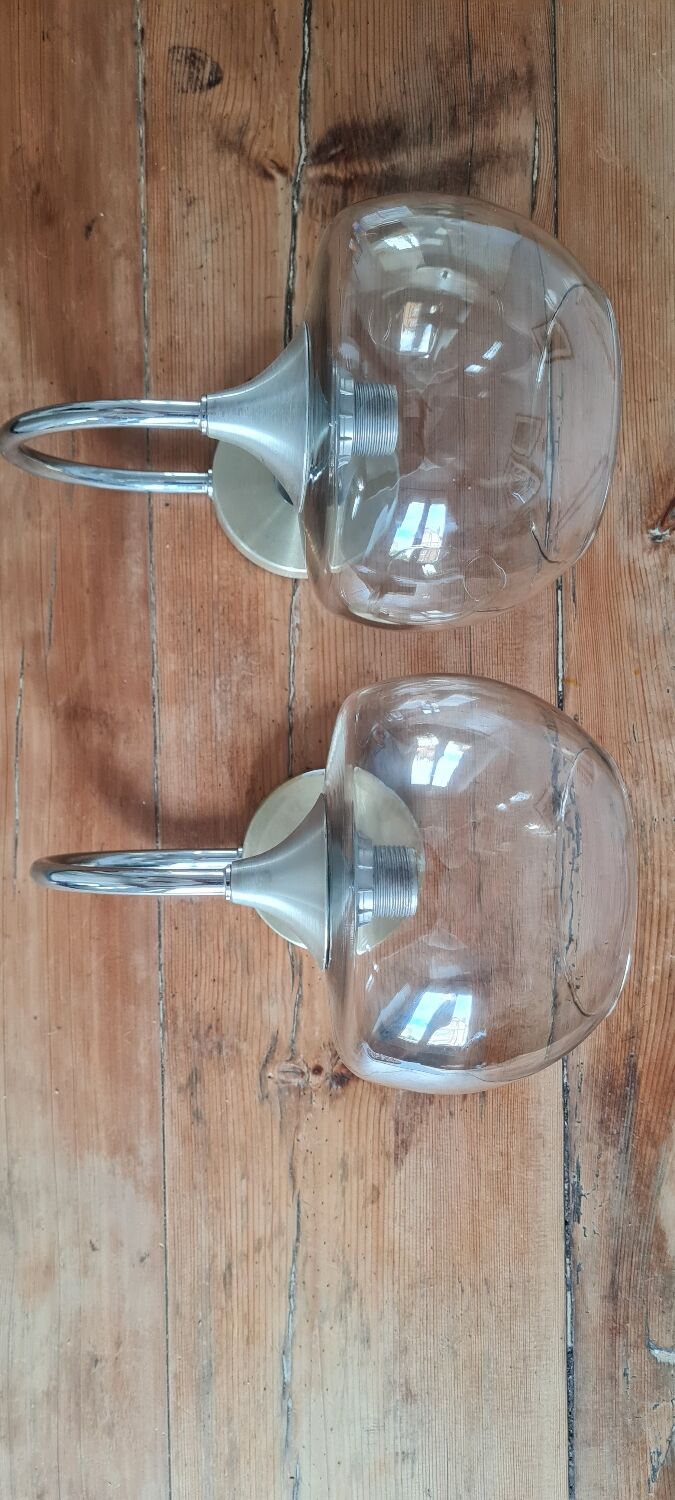 Pair of sciolari wall lights 1970