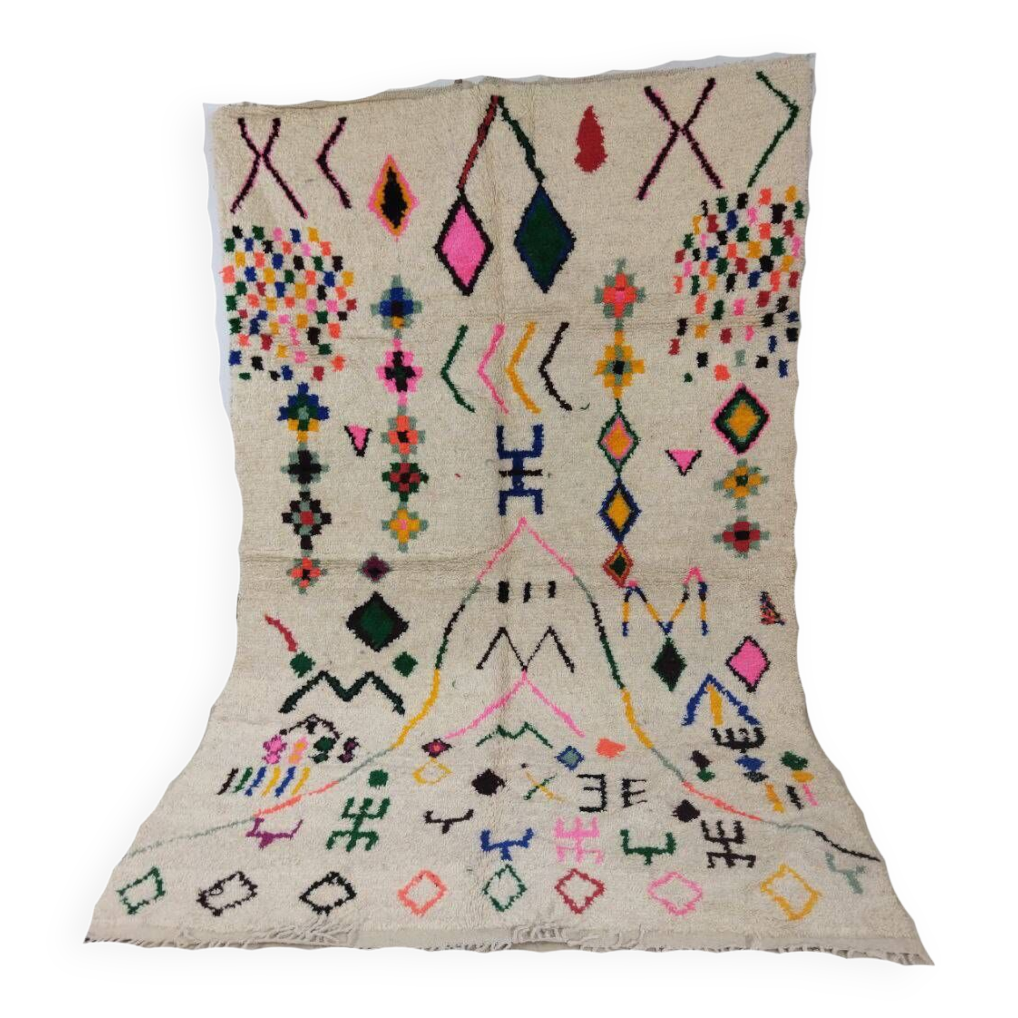 Handmade Moroccan Berber rug 303 X 192 CM