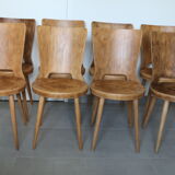 2 chairs baumann "dove" clear beech