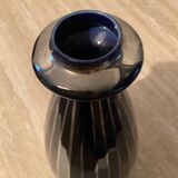 Art Deco vase in stamped enameled ceramic