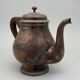 Theiere ou verseuse gallia christofle en metal argente prise bois france