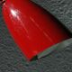 Lampe Nordlux Danemark rouge et chrome on/off by touch