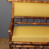 Bamboo Bench from the Napoleon III Period
