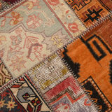 5x8 Red Classic Tapis Teppich Patchwork Rug,242x168Cm