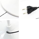 Lampe de bureau vintage scandinave – métal noir, orientable