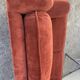 Coral velvet toad sofa