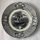 6 black dessert plates Old and Johnston Bordeaux 19th century astrology