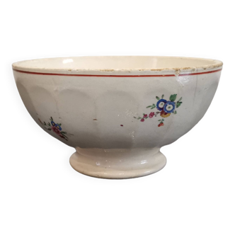 Old earthenware bowl Saint-Amand-les-Eaux MDL Hamage