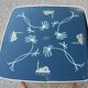 Vintage coffee table stylized oriental décor 1960