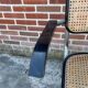 Set of 4 chairs model B64 Cesca with armrests in Black and Chrome