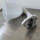 Old opaline wall lamp and porcelain