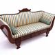 Biedermeier sofa, northern europe, circa 1860. after renovation